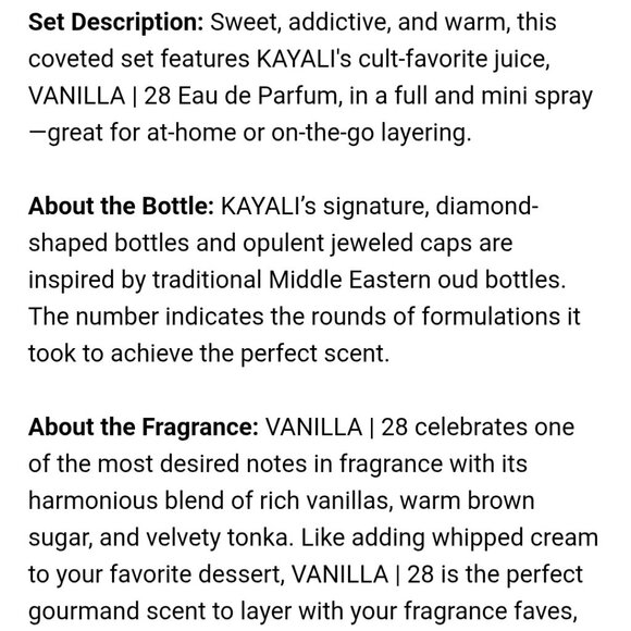 NEW- KAYALI VANILLA 28 DUO SET -LIMITED EDITION - Picture 5 of 6